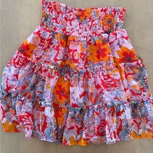 Chelsea & Violet Multicolor A-Line Skirt Girls size M